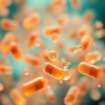 Mikroskopowa wizualizacja szczepów probiotycznych i kapsułek